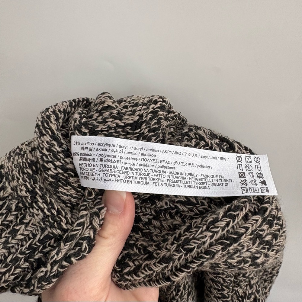 NWT Zara Cutout Turtleneck Knit Sweater - Picture 7 of 7